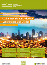 Poster of the lecture series „Zukunftsvisionen zwischen Apokalypse und Utopie“ 