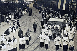 Die Große Prozession in Münster 1905