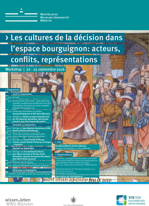 Plakat des Workshops Les Cultures De La Décision