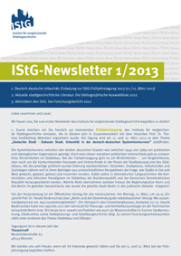 Istg-newsletter 1-2013 Icon