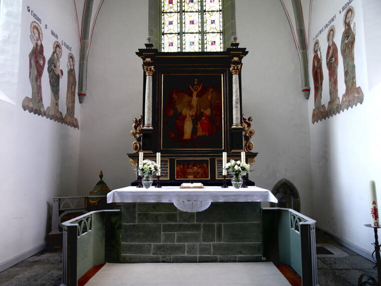 Altar der ev. Kirche Bad Sassendorf