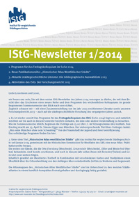 Istg-newsletter 1-2014