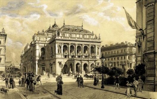 Doerre Budapest Opernhaus Um 1890