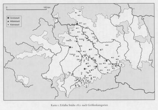 Kursachsens Staedtelandschaft 1811 Vorschau