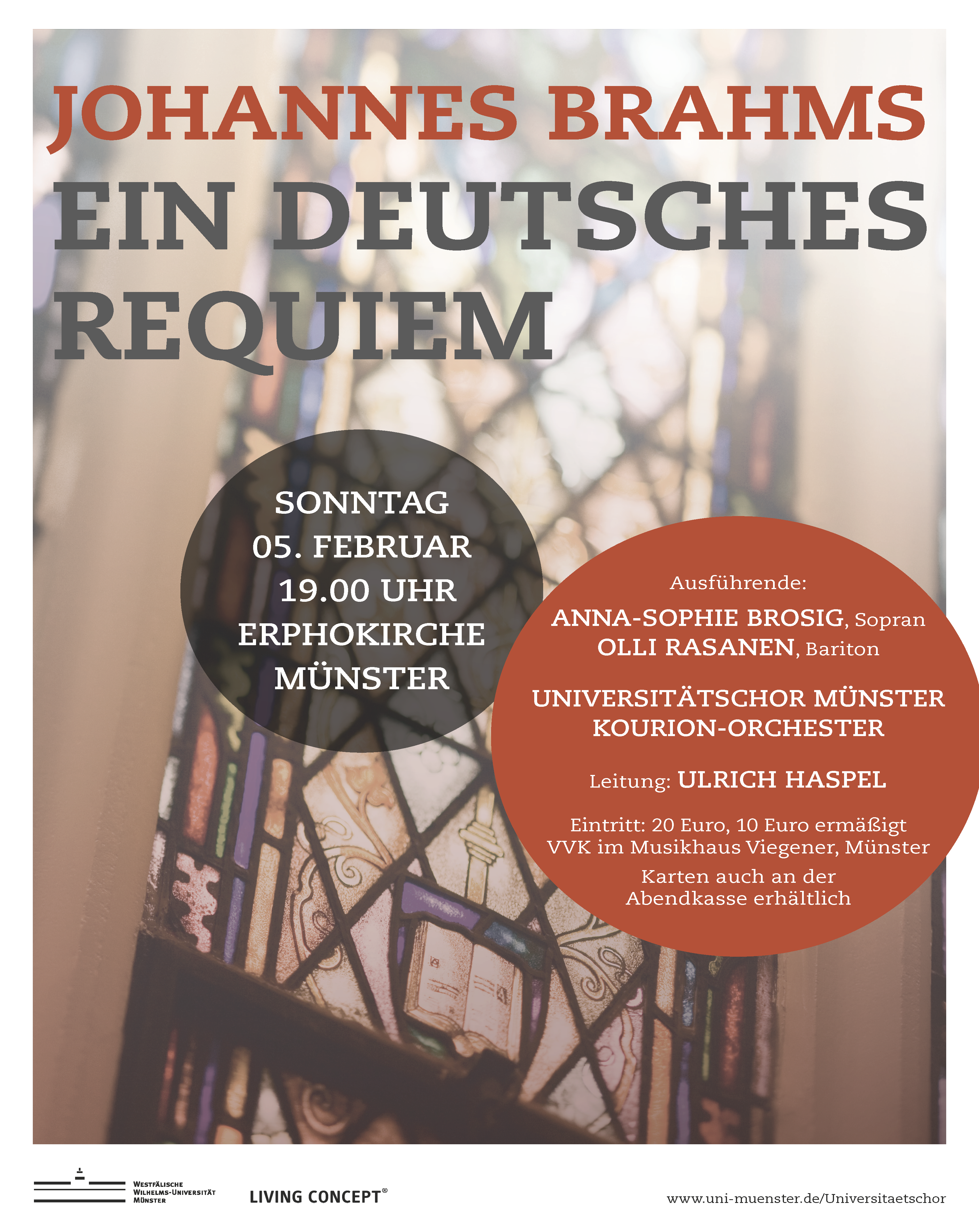 01poster2017unichor Konzertbrahms Deutsches Requiem Plakat