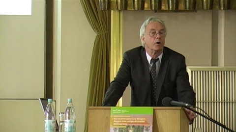 Mitschnitt der Abschiedsvorlesung von Prof. Gerd Althoff, Mittelalter-Historiker und Sprecher des Exzellenzclusters "Religion und Politik", vom 12. Juli 2011 in der Aula des Schlosses.