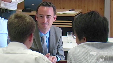 Im Rahmen des Projektseminares "Mobile Knowledge Worker" des Instituts f&uuml;r Wirtschaftsinformatik entwickelten Studierende einen Prototypen zur Anbindung von Au&szlig;endienstmitarbeitern per Smartphone an die Unternehmenssysteme. 