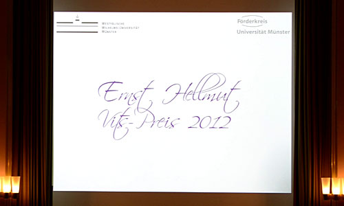 Ernst Hellmut Vits-Preis 2012