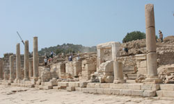 Hafenstraße in Patara, Forschungsstelle Asia Minor