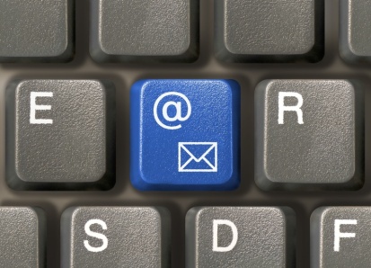 keyboard (closeup) with e-mail key