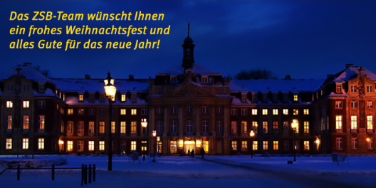 Weihnachtsgrußkarte: Das ZSB-Team wünscht Ihnen ein frohes Weihnachtsfest und alles Gute für das neue Jahr!