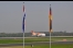 Landung der Fokker 70 auf dem Flughafen Düsseldorf, Quelle: NiederlandeNet
