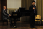Pianist Prof. Peter von Wienhardt und Snger Dae Jin Kim von der Musikhochschule der Universitt Mnster untermalten den Neujahrsempfang musikalisch.