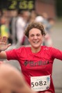 Vor dem Zieleinlauf wurden die L�ufer und L�uferinnen noch einmal richtig angefeuert.
