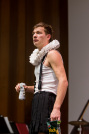 Erstsemesterbegrung 2013 im H1 - Ein Schauspieler des Stadttheaters spielte Hamlet.