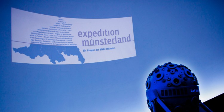 Der Startschuss zur &quot;Expedition Münsterland&quot; fiel im Planetarium in Münster.<address>© Wilfried Gerharz</address>