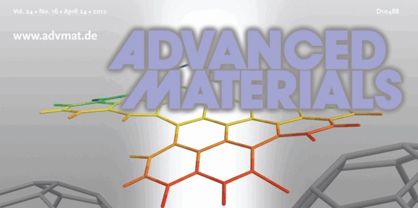 Das Cover der aktuellen Ausgabe von &quot;Advanced Materials&quot;<address>© Advanced Materials</address>