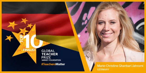 The Münster University lecturer, and finalist in the Global Teacher Prize<address>© Varkey Foundation</address>