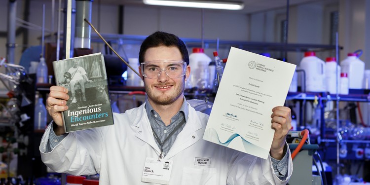 Chemie-Doktorand Felix Klauck<address>© Heiner Witte</address>