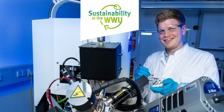For more sustainability: The aim of the team of researchers led by project coordinator Jens Matthies Wrogemann is to create a more environmentally friendly lifecycle for batteries – from the selection of resources and their transportation to production, disposal and recycling.<address>© WWU - MünsterView</address>