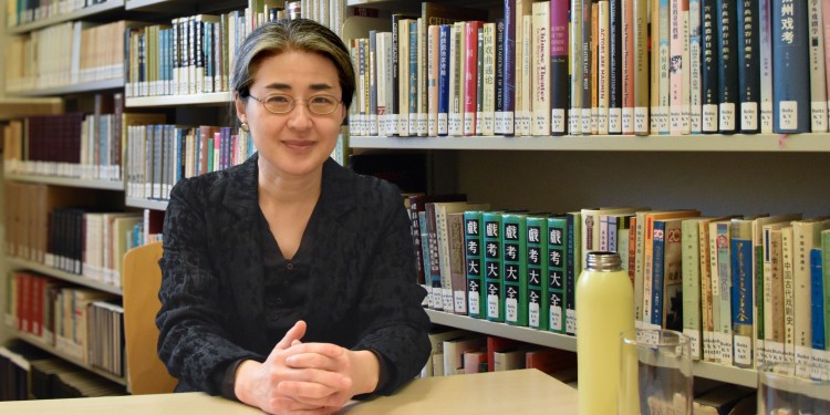 Für ein halbes Jahr ist Humboldt-Preisträgerin Prof. Dr. Tian Xiaofei nicht auf dem Campus der Harvard-Universität anzutreffen, sondern in ihrem Büro an der Schlaunstraße.<address>© Uni MS - Brigitte Heeke</address>