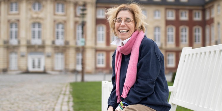 Prof Dr Daniela Bonanno feels at home in Münster and Palermo.<address>© Uni MS - Linus Peikenkamp</address>