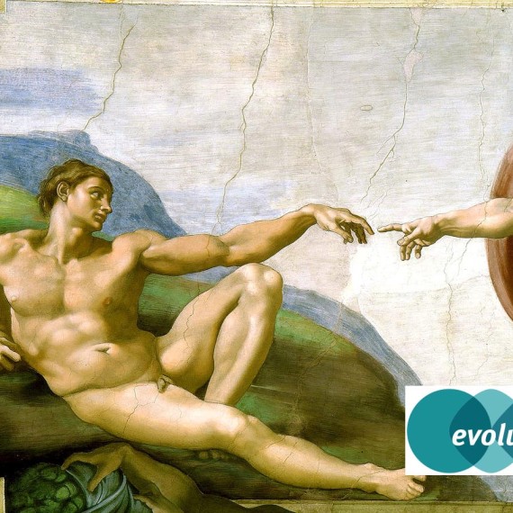 Michelangeloʼs world-famous fresco “The Creation of Adam” was painted between 1508 and 1512. In the view of neuroscientist Frank Meshberger, the depiction of God the Father corresponds to a cross-section of the human brain.<address>© Wikipedia, public domain</address>