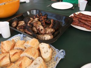Barbecue vor der Wanderung