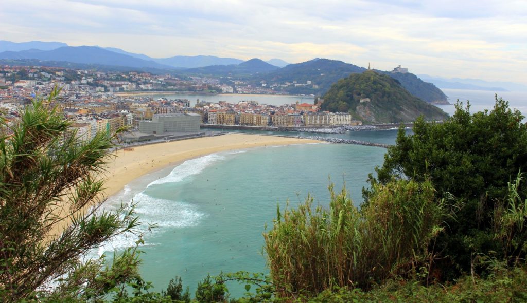 Blick auf San Sebastian