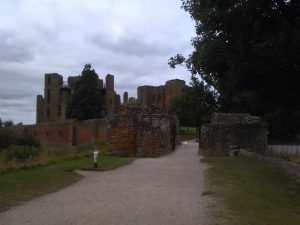 Die schöne Burgruine in Kenilworth