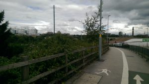 Blick aus Selly Oak in Richtung Uni