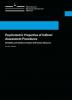 Cover Psychometric Properties of Indirect Assessment Procedures