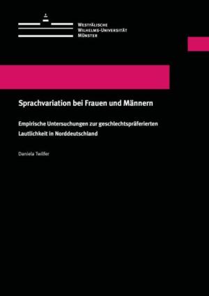 Cover Sprachvariation bei Frauen und Männern