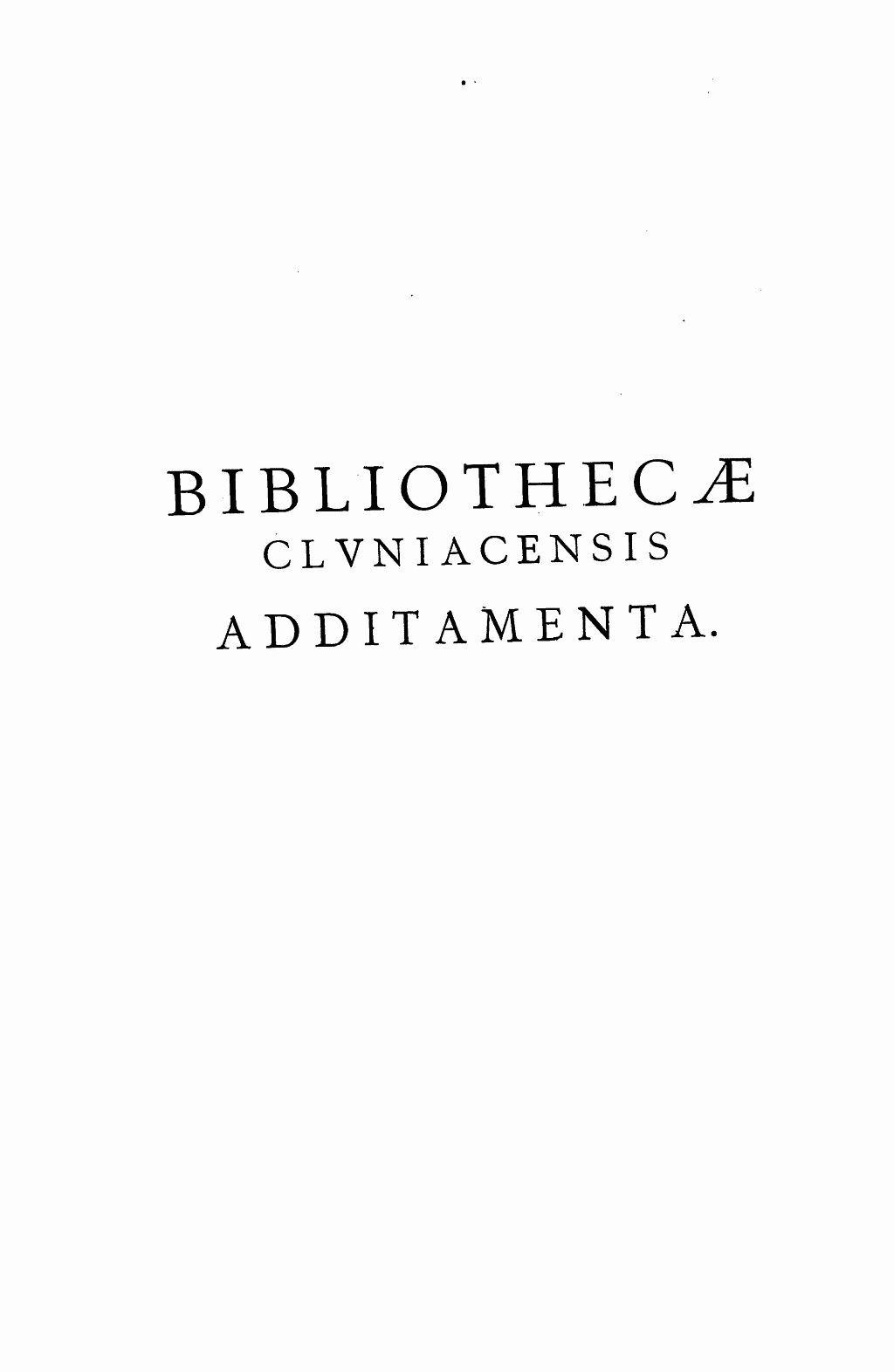  Bibliotheca cluniacensis 