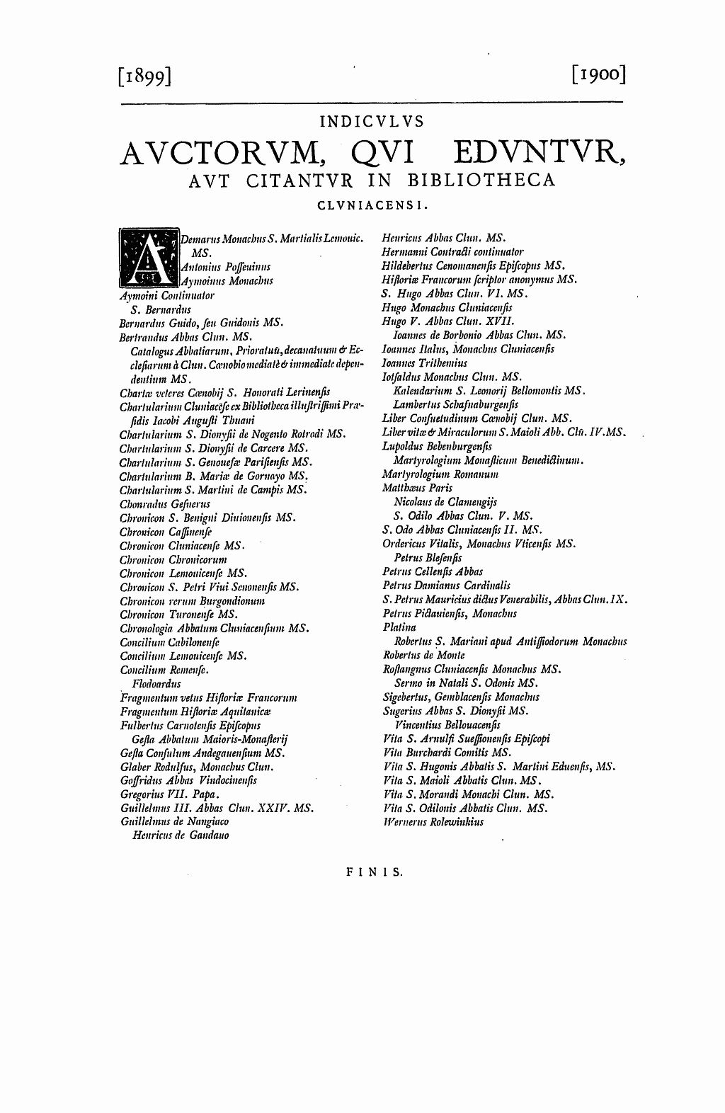  Bibliotheca cluniacensis 