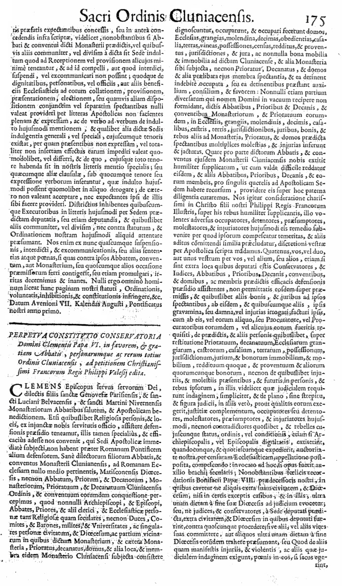   Bullarium Cluniacense p. 175     ⇒ Index privilegiorum    