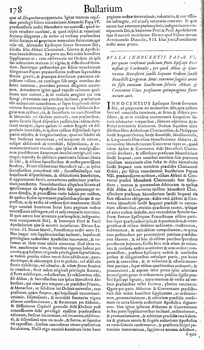   Bullarium Cluniacense p. 178     ⇒ Index privilegiorum    