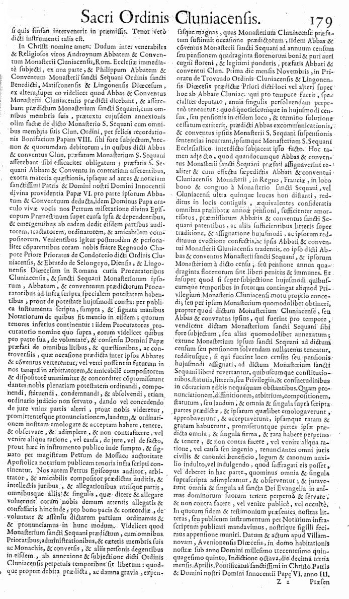   Bullarium Cluniacense p. 179     ⇒ Index privilegiorum    
