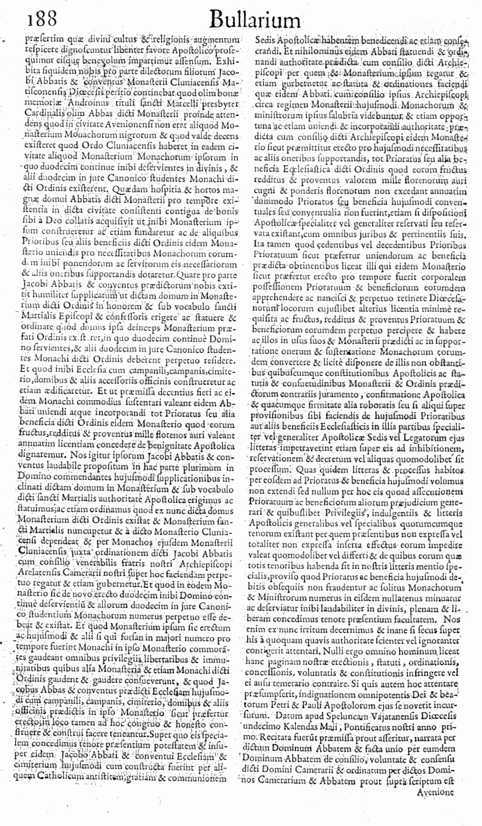   Bullarium Cluniacense p. 188     ⇒ Index privilegiorum    