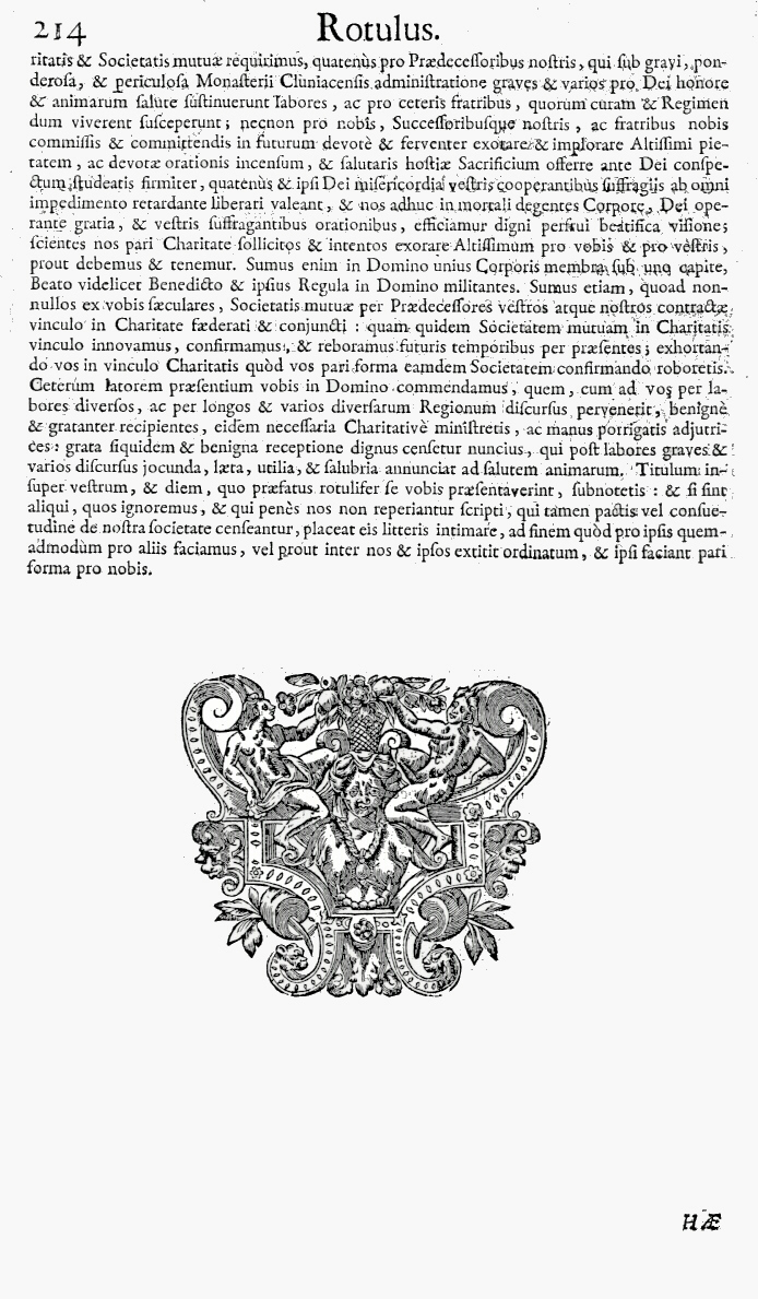   Bullarium Cluniacense p. 214b     ⇒ Index privilegiorum    