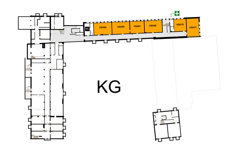 Raumplan Kellergeschoss