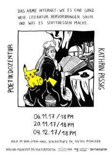 Poster der Poetikdozentur 2017