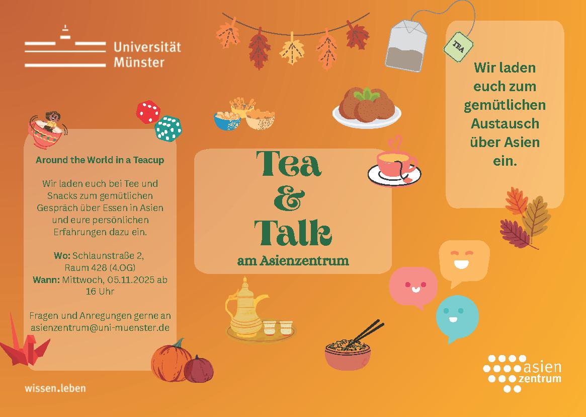Tea & Talk, 5. November 2025
