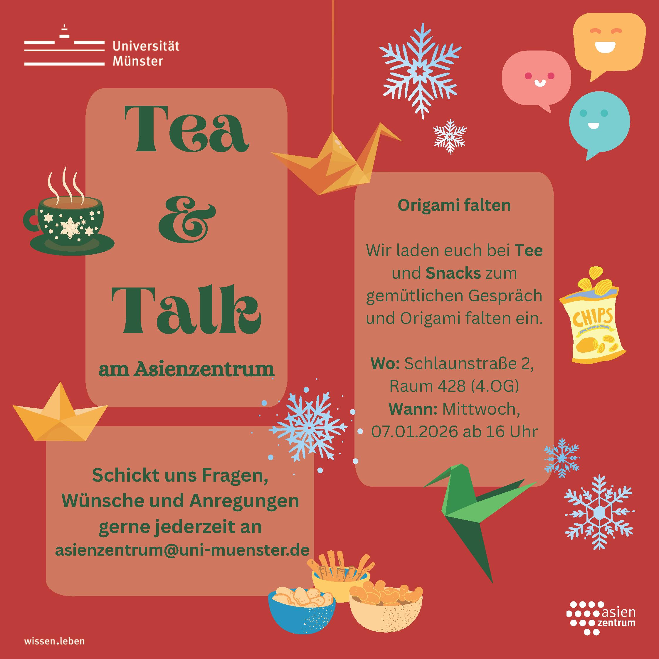 Tea & Talk 07. Januar 2026