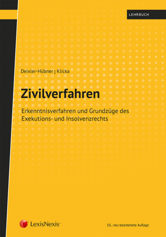 Dieses Lehrbuch stellt in seiner 13. Auflage in kompakter, aber dennoch vollständiger Weise sowohl das Erkenntnisverfahren als auch die Grundzüge des Exekutions- und Insolvenzrechts dar. Zum besseren Verständnis wird der Stoff auch anhand von Beispielen, Skizzen und Übersichten sowie Musterschriftsätzen und Formblättern erläutert. Durch Seitenverweise werden Verbindungen zwischen verschiedenen Bereichen des Zivilverfahrens hergestellt. Das Buch wendet sich vor allem an Studierende, bietet aber auch Berufsanwärter:innen (Rechtsanwalts- und Richteramtsanwärter:innen) und all jenen, die an rascher Information über das Zivilverfahrensrecht interessiert sind, einen prägnanten Überblick. Durch interaktive Multiple-Choice-Fragen kann das Gelernte jederzeit geübt und gefestigt werden (LearnJack). Die Neuauflage berücksichtigt selbstverständlich neueste Judikatur und jüngste Gesetzgebung durch die ZVN 2022. Von Neuerungen betroffene Bereiche sind in bewährter Weise durch Hinterlegungen hervorgehoben.