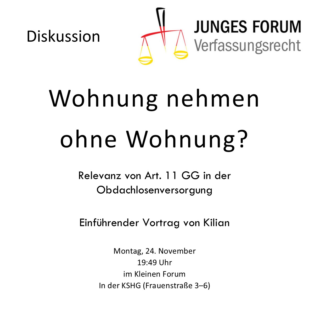 Werbebild für die Veransaltung am 24.11.2025