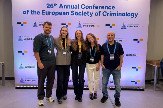 Team des Lehrstuhls auf der EuroCrim 2026