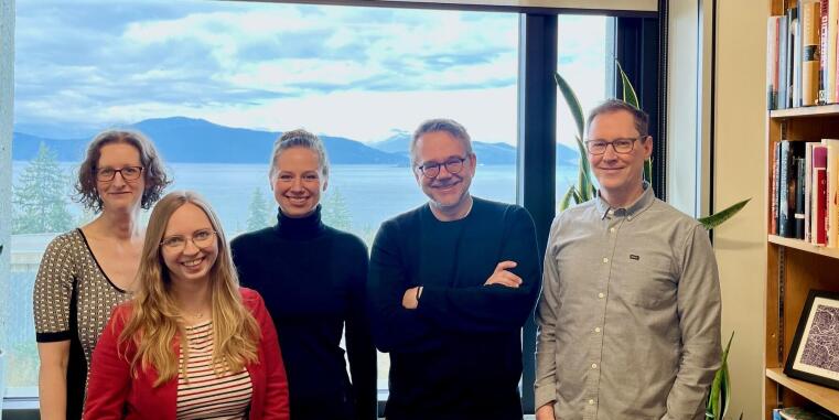 v.n.r.: Heidi Tworek, Lena Maria Küpper, Johanna Klapproth, Thorsten Quandt, Chris Tenove