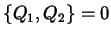 $\{ Q_1,Q_2 \}=0$