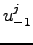 $ u_{-1}^j$